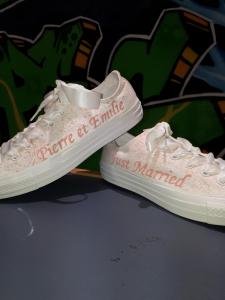 Customisation chaussures mariage Arras