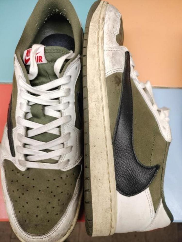 Entretien sneakers Nike Dunk Low Travis Scott à Arras