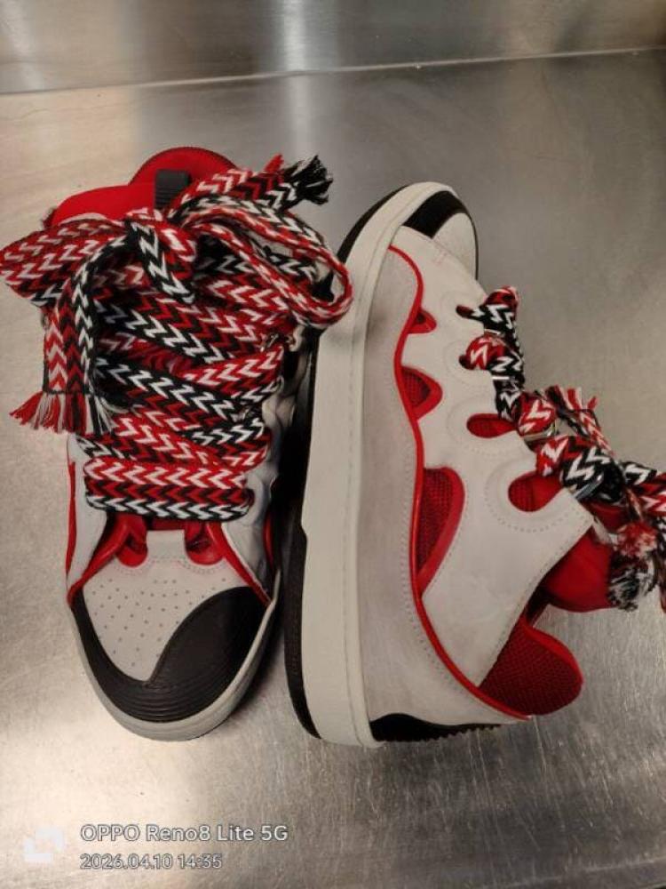 Entretien baskets Lanvin Curb aux lacets zigzag à Arras
