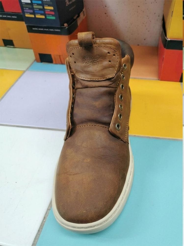 Nettoyage boots Timberland en cuir à Arras