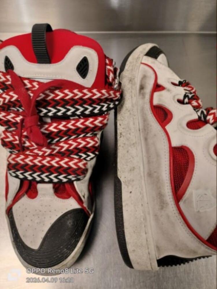 Entretien baskets Lanvin Curb aux lacets zigzag à Arras